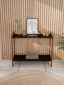 Inaugurates Furniture Sideboard Table Buffet Coffee Corner Living Room Kitchen Wine Cellar Rectangular Bar - màu đen - Xem 3