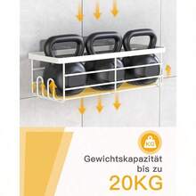 Bathroom Shelves & Corner Shelves - 白色 - 查看 5