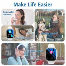 Smartwatch, Wireless Call/Dial, Multiple Sports Modes, Incoming Call Alert And Rejection, Message Reminder, SMS Reminder, Holiday Gift, Birthday Gift - Multicolor - View 6