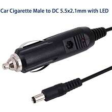 Car Cigarette Lighter Power Cord Charger Adaptor Lighter Adaptor Plug With LED Indicator
