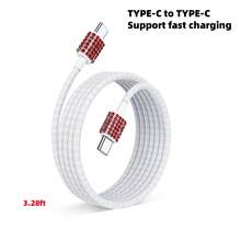 1pc 2-Port/4-Port/6-Port/8-Port Car Charger, Diamond Bling Bling 3-In-1 Charging Cable, Fast Charging, Type C, USB, Car Adapter, USB A To Type C, Type C To Type C Compatible With Phones, Dashcam, GPS, Men/Women Holiday/Birthday Gift