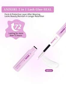 280 piezas, Rizo D, Kit de extensión de pestañas DIY 30D/40D con pestañas individuales en racimos con rizo D, racimos de pestañas con adhesivo, removedor y sellador de pestañas, y pincel aplicador y pinzas para aplicación en casa