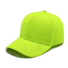 1pc Unisex Thickened Hard Top Sun-Proof Casual Solid Color Baseball Cap - A - View 26