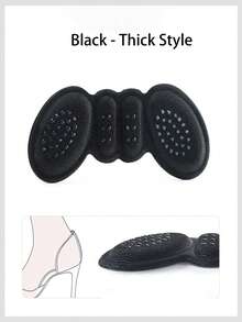 وسادات مانعة للانزلاق للكعب العالي، وسادات كعب مضادة للاحتكاك غير مرئية، وسادات كعب نصف الحجم للنساء لمنع الانزلاق والسقوط - متعدد الألوان - مشاهدة 16