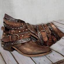 Women Ankle Boots & Booties - Green - View 1