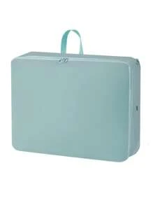 1 件超级节省空间自压缩收纳袋，便携式斜跨防水拉链压缩收纳袋，可折叠衣柜，移动行李隔层，可扩展至 18 厘米/7.1 英寸高