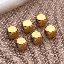 10pcs Stainless Steel Beads Cube Beads Faceted Geometry Beads 2/2.5/3/4/6mm Metal Spacer Bead Square Beads Small Smooth Beads Finding For DIY Bracelet Necklace Jewelry Making - Multicolor - View 13