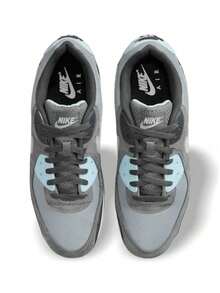 Nike Giày thể thao nam Air Max 90 thoáng khí, đệm nhẹ, đa năng, đi làm hàng ngày, màu xám DM0029-009 - đá bọt/xám - Xem 4