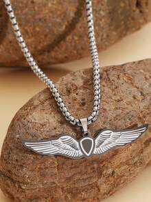 1pc "The Last Of Us Part II" Men's Pendant Necklace, 18K Gold Firefly Wing Cordyceps/Infection Warning Sign Necklace, Cosplay Accessory, Perfect Gift For TLOU Fans And Ellie & Joel Enthusiasts - 1 the Last Of Us Necklace - View 16