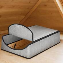 Attic Door Insulation Cover With Zipper Loft Ladders Pull Down Shed Insulation For Enhanced Energy Efficiency - Silver - View 7