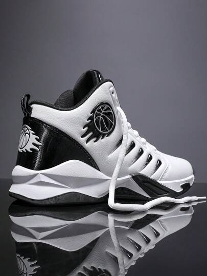 Men's High-Top Basketball Shoes, Non-Slip, Shock-Absorbing, Durable, Sports Basketball Sneakers