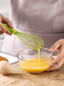 1pc/4pcs Mini Silicone Whisk - Ideal For Adults - Great For Mixing, Whipping, Stirring And Blending - Essential Baking Tool And Kitchen Gadget - Back To School Supplies - Suitable For Chocolate, Eggs, Cream, Butter - Multicolor - View 10