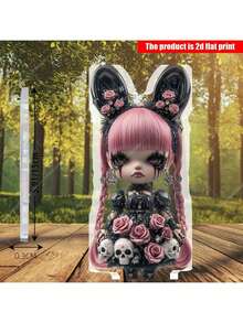 Blue Wing Jewelry/Guardian Angel Statue/Acrylic Desktop Decoration/Including Bracket Suitable For Home And Office Wedding Season Mother's Day Graduation Season Preferred - Multicolor - View 12