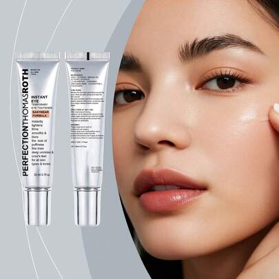 20毫升即时紧致眼霜，适合所有肤质，紧致平滑眼周肌肤，减少浮肿、细纹、深层皱纹和鱼尾纹。