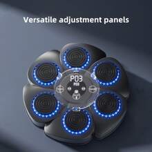 Equipo de Entrenamiento Electrónico para Golpes en Casa, MÃquina de Boxeo Musical Inteligente con Objetivo para Adultos - Tipo de Enchufe A USA (110-127V) - Ver 3