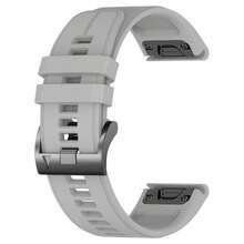 20 毫米 22 毫米 26 毫米快速贴合柔软硅胶表带兼容 Garmin Tactix 8 47/51 毫米/Fenix 8 47/51/43 毫米/Descent G2/Descent Mk3/Mk3i 43 毫米 51 毫米/Enduro 3/2/Fenix 7/7X/7S/6S/6/6X Pro/5S/5/5X Plus，适用于 Epix Pro 51MM 的运动硅胶表带，易于佩戴 - A - 查看 8