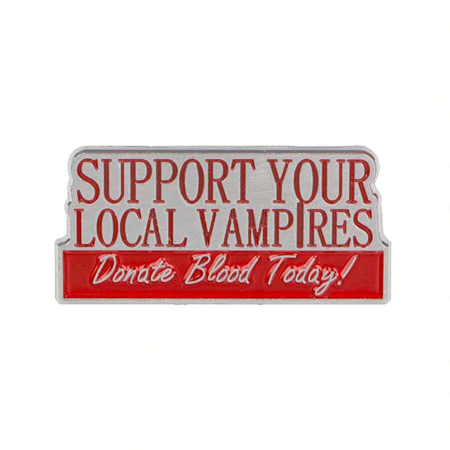 吸血鬼珐琅别针胸针松针翻领别针徽章背包服装配饰珠宝礼品