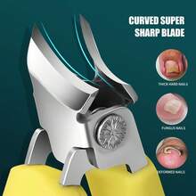 Comfortable Stainless Steel Nail Clipper With Armored Groove And Hooked Beak Design - Wide Opening Angled Head For Easy Grip, Convenient For Home Use, High-Texture Handle, No Power Needed, Nail Clippers, Modern Nail Clipper, Durable Nail Clipper