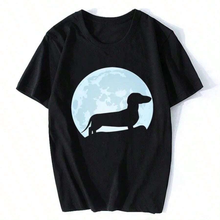MoanaS Letters Maui Father's Day Merch Unisex T Shirt Cotton Tee Graphic Printing T-Shirt Clothing - Black - View 1