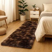 Soft Plush Extra Soft Runner Rug 2 Meters X 60 Cm - 混合棕色 - 查看 1