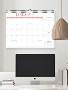 BUBU 18页2026-2027年大号桌面日历，A3尺寸（11英寸 x 15英寸），月度计划笔记本，家用挂历，个人计划和任务管理，家居装饰，学校/办公用品，完美礼物 - 活力彩 - 查看 3