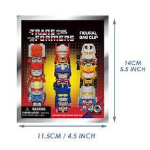 Hasbro 1 件变形金刚官方授权变形金刚 40 周年 3D 泡沫袋夹系列神秘散装袋夹钥匙扣盲盒随机一个袋挂装饰生日派对礼物 - bag clip 1pc - 查看 2