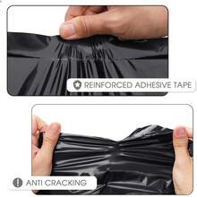 Metronic Poly Mailers 10x13 100 Pcs |   Small Shipping Bags For Clothing |   Mailing Bags For Small Business, Shipping Envelopes,Packing Bags In Black - Black - View 5