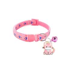 1pc Paw Print Pendant Pet Collar, Suitable For Small Cat, Dog Wearing And Traction