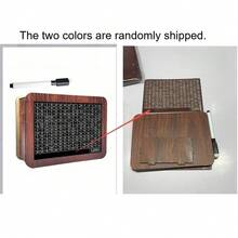 Wooden Budget Savings Box With Digital Display - Decorative Piggy Bank And Home Finance Planner, For Storing Cash/Coins - Black - View 5