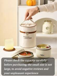 成人礼品午餐盒可加热午餐盒，保温午餐盒 - 便携式快速加热午餐盒 - 个性化礼品袋，适合婚礼、生日、海滩、假日、书包多功能购物袋，新设计，大容量，非常适合购物、单肩包、手提包、午餐袋、午餐盒、斜挎包，适合