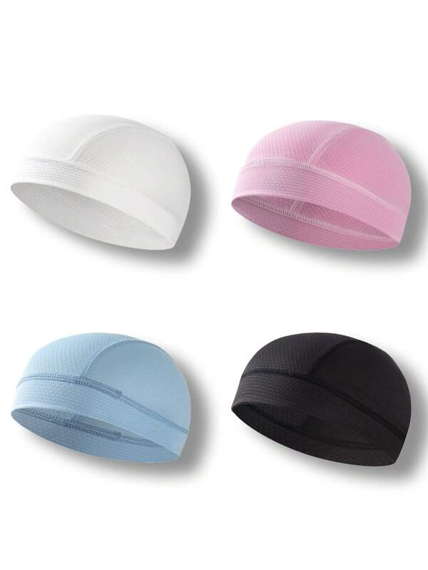 1pc Cycling Skull Cap, Mesh Breathable Quick Dry, Bicycle/Motorcycle Liner, Essential For Outdoor Sports