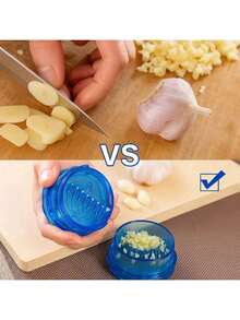 2pcs,Must-Have Kitchen Gadget: Garlic Press & Crusher Tool - Multi-Functional For Mincing, Grinding, Mashing Garlic, Easy To Clean, Time-Saving - Perfect For Home Kitchens, Restaurants, Cooking, Meal Prep - Ideal For Chefs, Home Cooks, Food Enthusiasts, Housewives - Great Gift For Christmas, Birthdays, Housewarmings,
