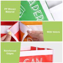 可重复使用的回收袋，3 件套，适用于家庭、厨房、庭院和办公室的独立回收箱套装 - 垃圾分类整理器