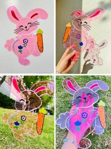 5pcs 0.3mm A4 Colored PVC Plastic Sheets, DIY Binding Soft/Hard Sheets, Colored Film Plastic Thin Sheets, Handmade DIY Translucent Film Plastic Sheets (With Protective Film On Both Sides, Remove Before Use) - one-size - View 8