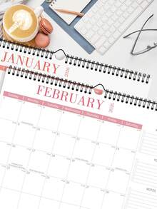 BUBU 18页2026-2027年大号桌面日历，A3尺寸（11英寸 x 15英寸），月度计划笔记本，家用挂历，个人计划和任务管理，家居装饰，学校/办公用品，完美礼物 - 活力彩 - 查看 4