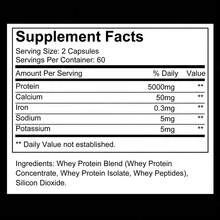 Whey Protein Supplement - Whey Protein Concentrate Nutritional Supplement For Men And Women - 120 Capsules - 1 Bottle - View 2
