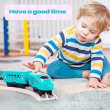 E﻿Lectric Train Set, Mini Trains, Toddler Toys Train Games, Toy Train, Bullet Train, Train Tracks, Flex Track, Magnetic Train Gifts, Model Train Set, Train Toys For Toddlers 3+ - Multicolor - View 8