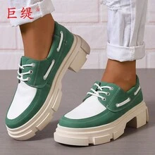 Women Loafers Shoes - 綠色 - 查看 2