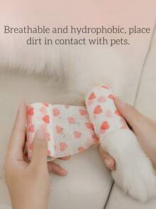 Samoprzylepne buty dla zwierząt do ochrony na zewnątrz – wielokrotnego użytku ochraniacze na łapy dla psów i kotów | Wodoodporny, antypoślizgowy uchwyt, bez resztek sierści (łatwe chodzenie)