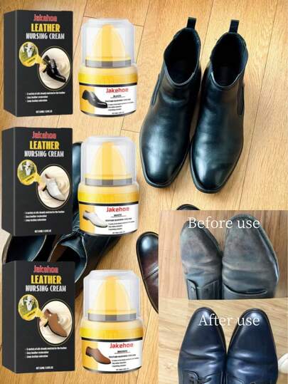50mlLeather Care Cream Leather Shoes Leather Cleaning Oil Car Seat Sofa Cleaning Care