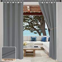 2pcs High Density Breathable Flat Weave Blackout Curtains, UV Protection Fabric, Easy Top Hanging Installation