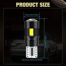 TOAUTO 2 件装 T10 LED 汽车内部阅读灯通用停车灯后备箱牌照灯泡高亮度汽车灯 12V