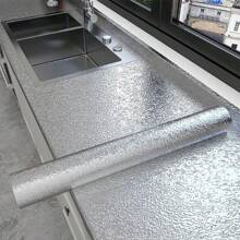 1 件铝箔炉灶防油烟防油贴纸 - 銀色 - 查看 20