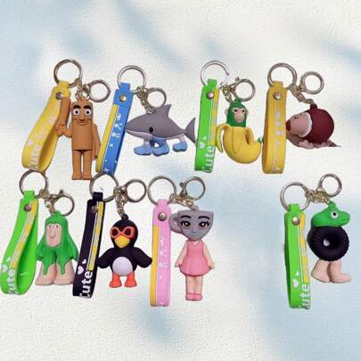 Y2K Italian Brainrot Animal Keychain, Cute Hanging Decoration, Funny Cartoon Character Pendant, Creative Small Gift, Bag Charm, Best Friend & Couple Gift Car Accessories Goth Bag Accessories Lanyards With Id Holder Car Accessories Bag Charms Christmas