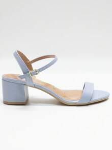 Women's Sandals With Thick Low Heel, Simple, Colorful, Comfortable, With Buckle, Vizzano - 6291.900 - màu xanh da trời - Xem 3