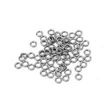 30-200Pcs/Lot 3-25mm Stainless Steel Split Ring Open Single Loops Jump Rings Connectors For DIY Jewelry Making Findings Accessories - Stainless Steel Split Ring - View 15