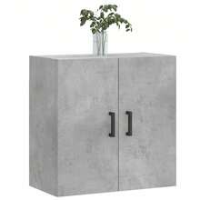 Mobiletto dA, Parete Larryhot in cemento grigio 60x31x60 cm in legno ingegnerizzato, bello e pratico, ideale per riporre oggetti e decorare la casa - Grigio - Visualizzare 3