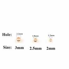 500 de bucăți din oțel inoxidabil mărgele cu bile de sertizare cu diametrul de 2/2,5/3mm margele distanțiere pentru dop pentru accesorii de fabricare de bijuterii DIY