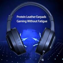 Lenovo E03 All-In-Ear Gaming Headset With Protein Leather Memory Foam Earmuffs, 7.1 Virtual Surround Sound, AI Noise Reduction Microphone, Compatible With Computers And Mobile Phones, Single USB - Single USB - View 5