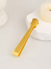 一套简约铁艺香炉，配木质托盘，创意个性化小香炉，中东风情空气净化香炉，阿拉伯字母香夹，茶夹，糖夹，冰夹，适用于瑜伽室、按摩室、冥想室、发饰、办公室、卧室，四季皆宜。 - 金色 - 查看 18